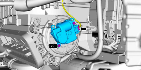 Blend Door Actuator PCB